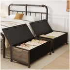 Fokyfok 2Pack Under Bed Storage Containers,16 inch Height,31 inch Long