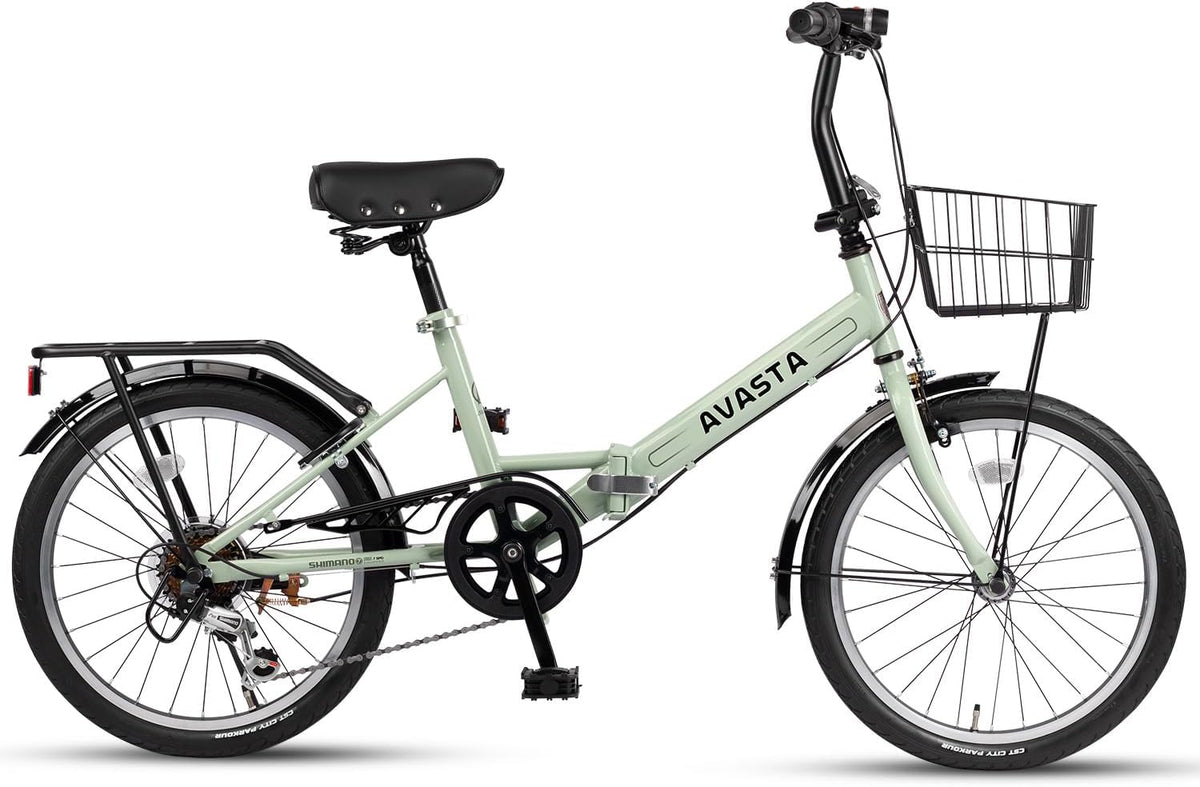 AVASTA Quartet Folding Bike, 20/24 Inch, 7-Speed, Dual Brakes