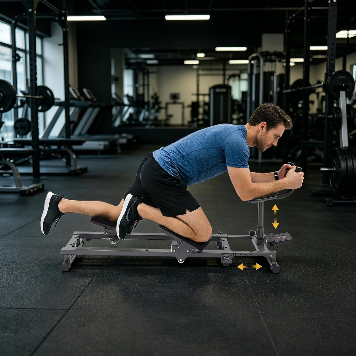Mjgolui Crawling Workout Machine Steel Core Exercise Fitness Equipment