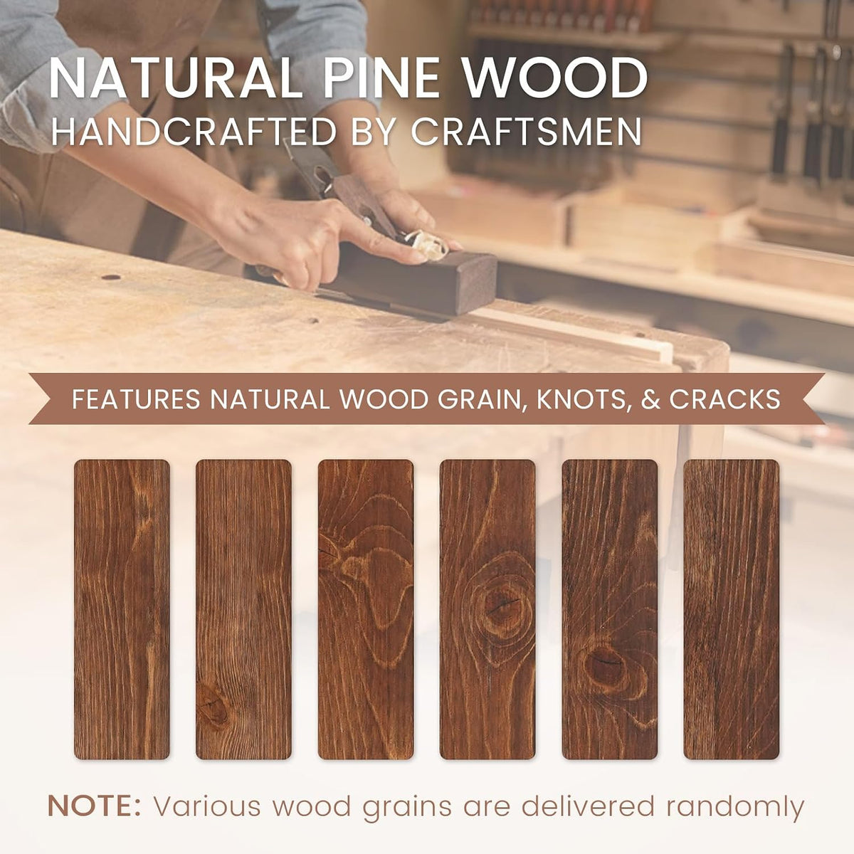 G GOOD GAIN 60'' Fireplace Mantel, 5'' Pine Wood Floating Shelf, DarkWalnut