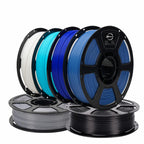 PLA Plus 3D Printer Filament 1.75mm,8 Color 8KG FDM Spool