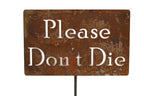 Funny Garden Stake 20 to 33 Inches Tall (Hosta La Vista, XL 33" Tall)