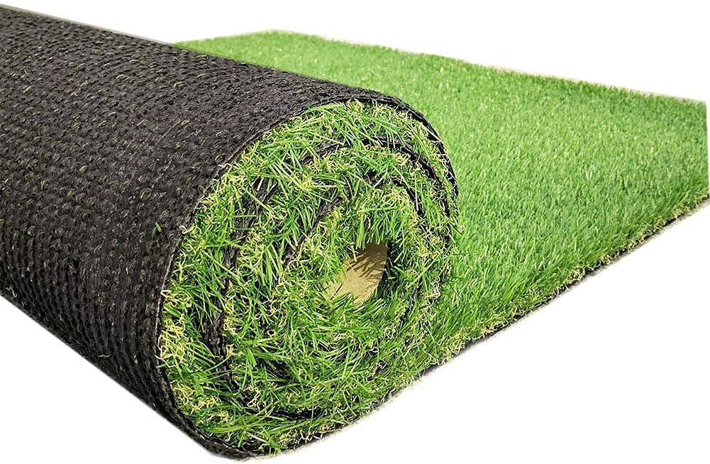 Artificial Turf Grass Outdoor Rug 2x61 ft for Patio, Dog With Drainage