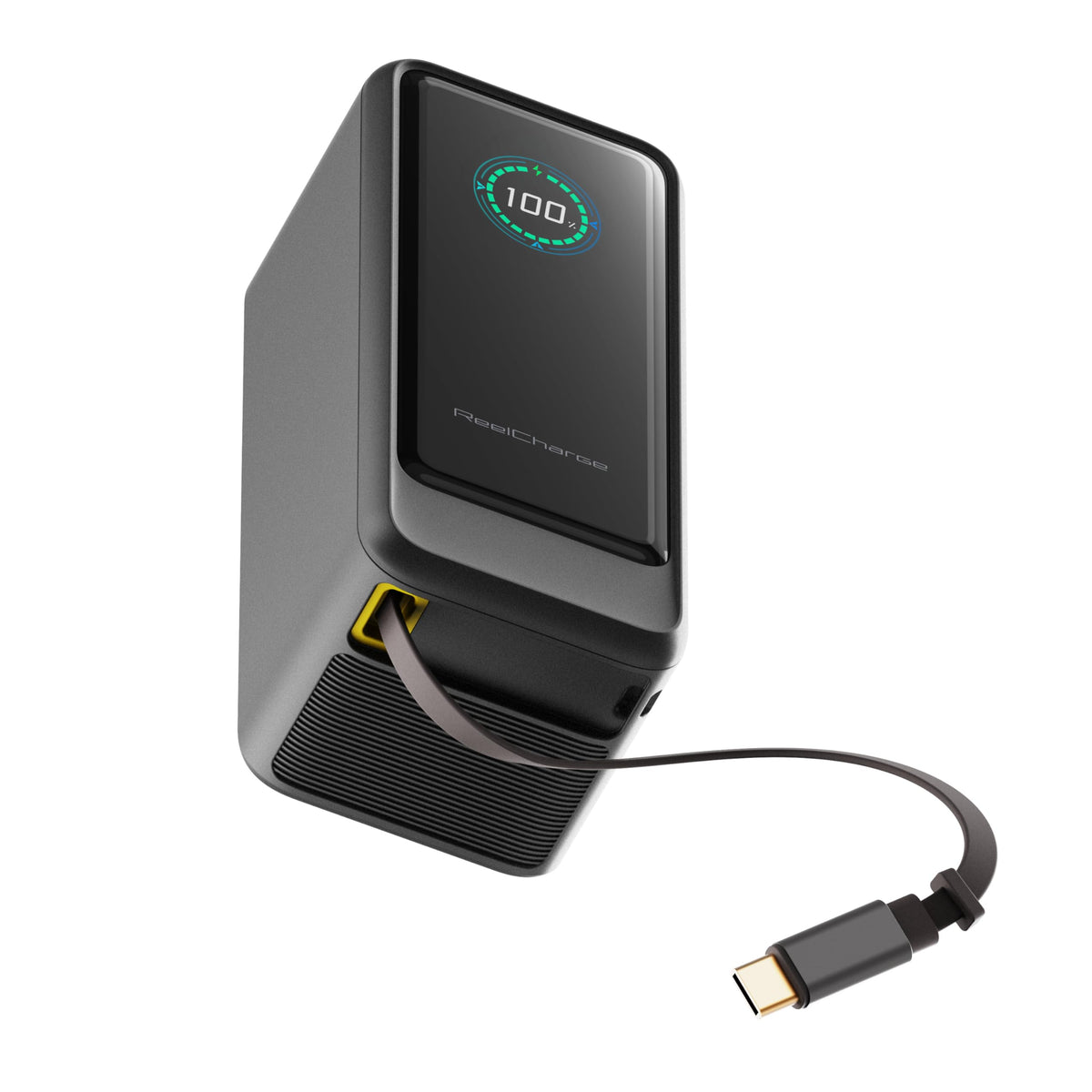 ReelPro Portable Charger Power Bank 15000mAh, 67W Built in Cable
