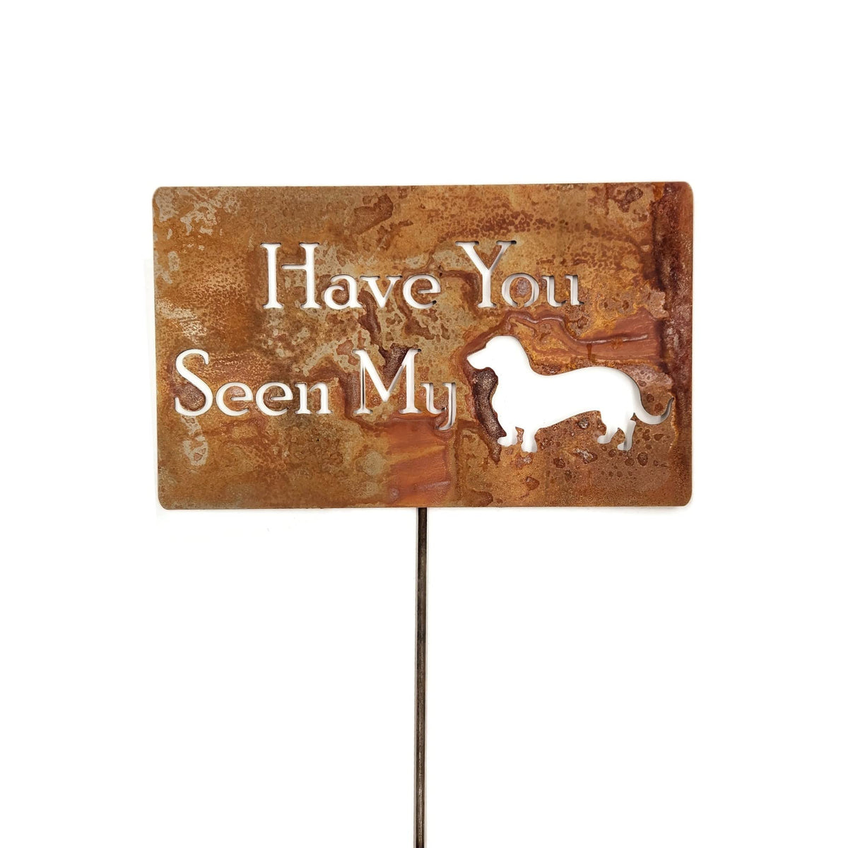 Funny Garden Stake 20 to 33 Inches Tall (Our Garden, XL 33" Tall)