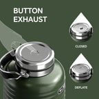 IDEUS Insulated Beverage Dispenser 1.4gal, Drink Container Deep Green
