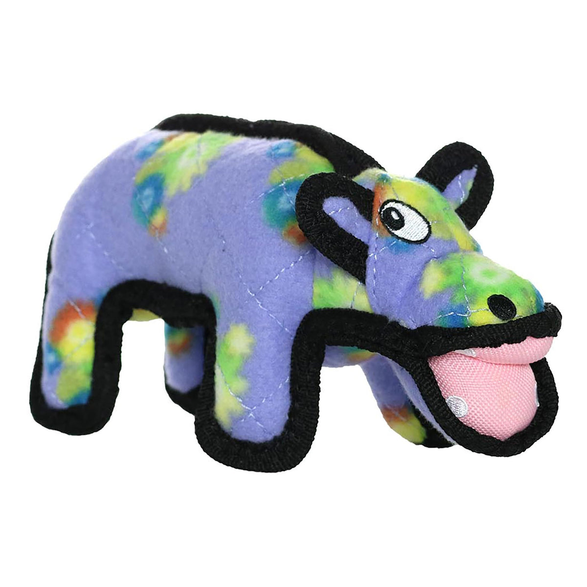 TUFFY® 5 Pack Jr Bear, Hippo, Bone, Stego & GearRing Durable Plush Dog Toys