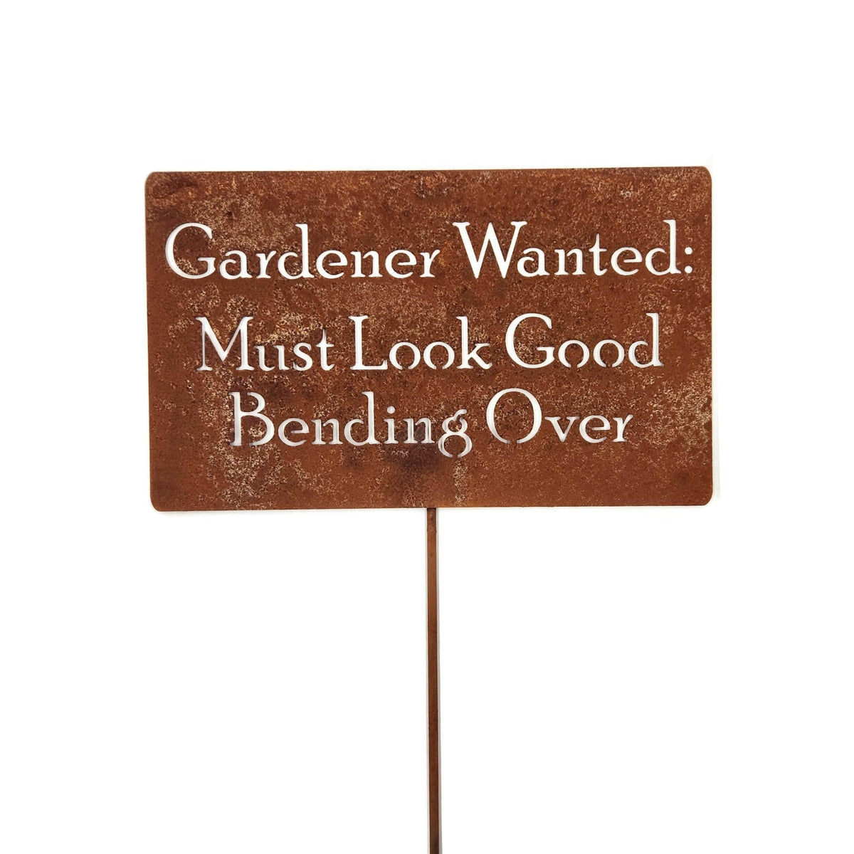 Funny Garden Stake 20 to 33 Inches Tall (The Vineyard, Large 28" Tall)