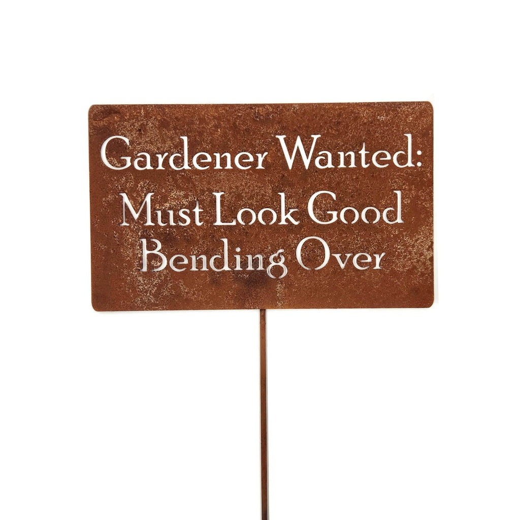 Funny Garden Stake 20 to 33 Inches Tall (Hosta La Vista, XL 33" Tall)