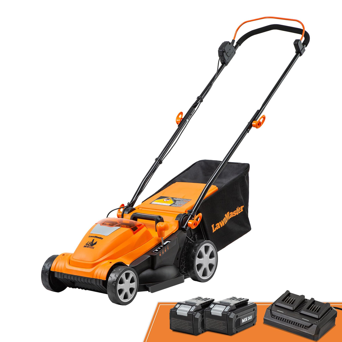 LawnMaster MEB1114K Electric Corded Lawn Mower 15-Inch 11AMP