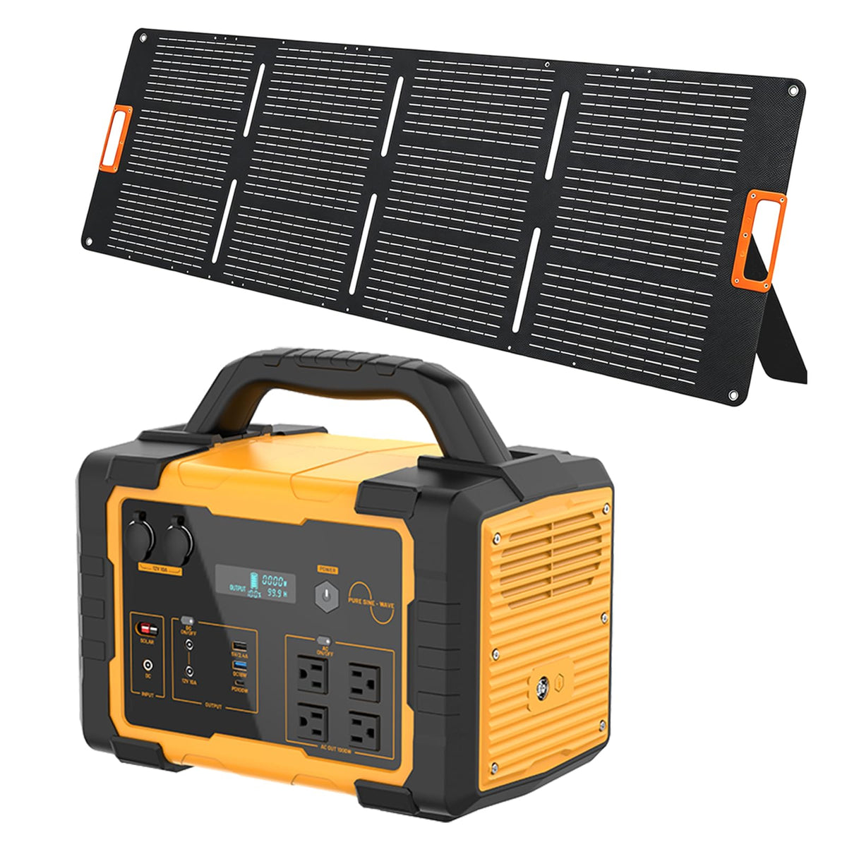 1000W Portable Power Station 1024Wh LiFePO4 for Outdoor & Home