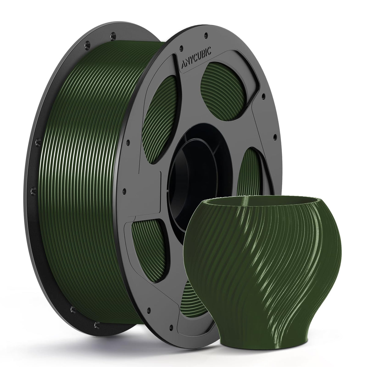 ANYCUBIC PETG Filament 1.75mm, Multicolor Bundle 10KG, Reusable Spool