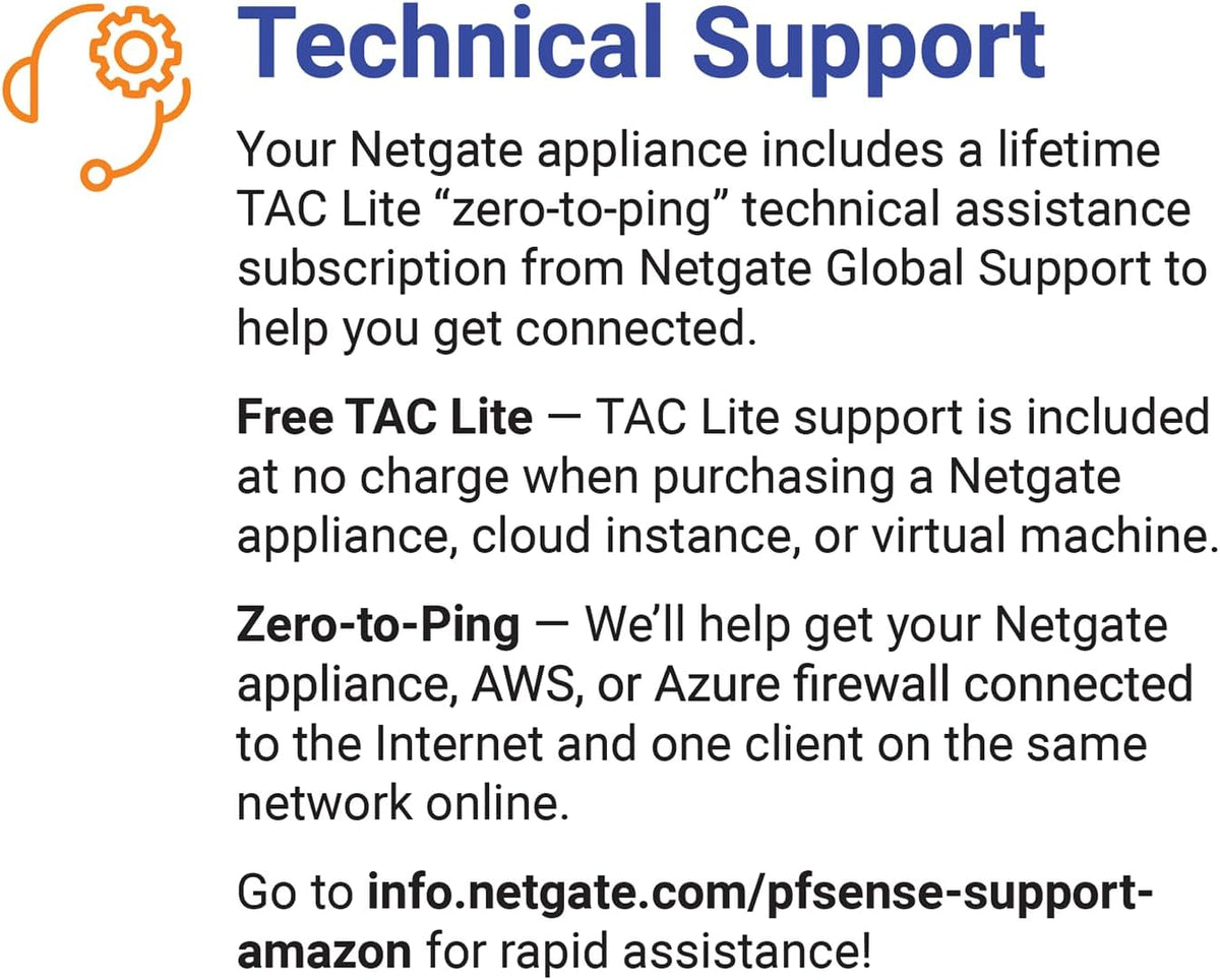 Netgate 1100 pfSense+ Security Gateway - Firewall, Router, VPN