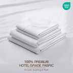Bulk 8-Pack King Sheet Set, 4pc Set For Hotel, Resort & Motel, White