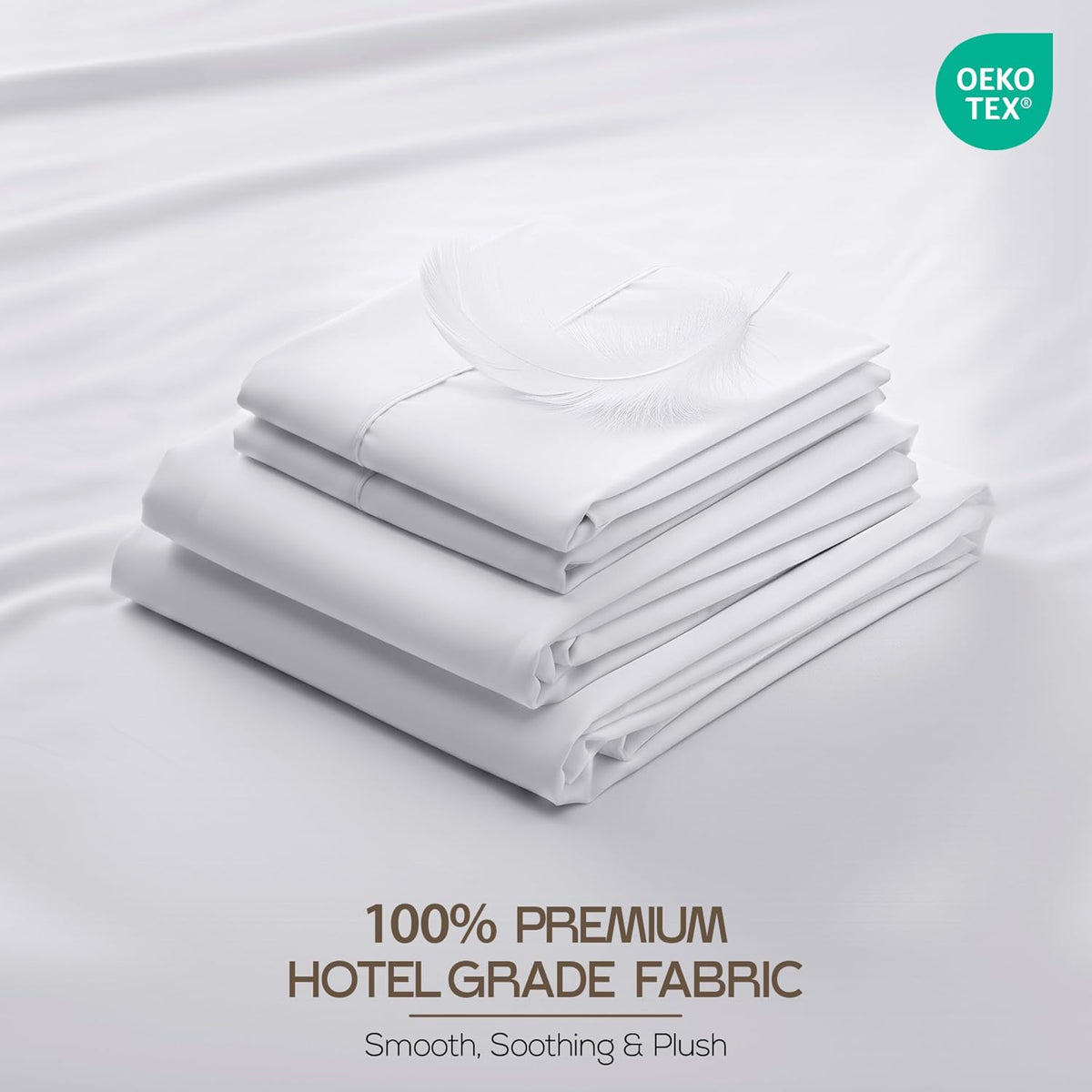 Bulk 8-Pack King Sheet Set, 4pc Set For Hotel, Resort & Motel, White