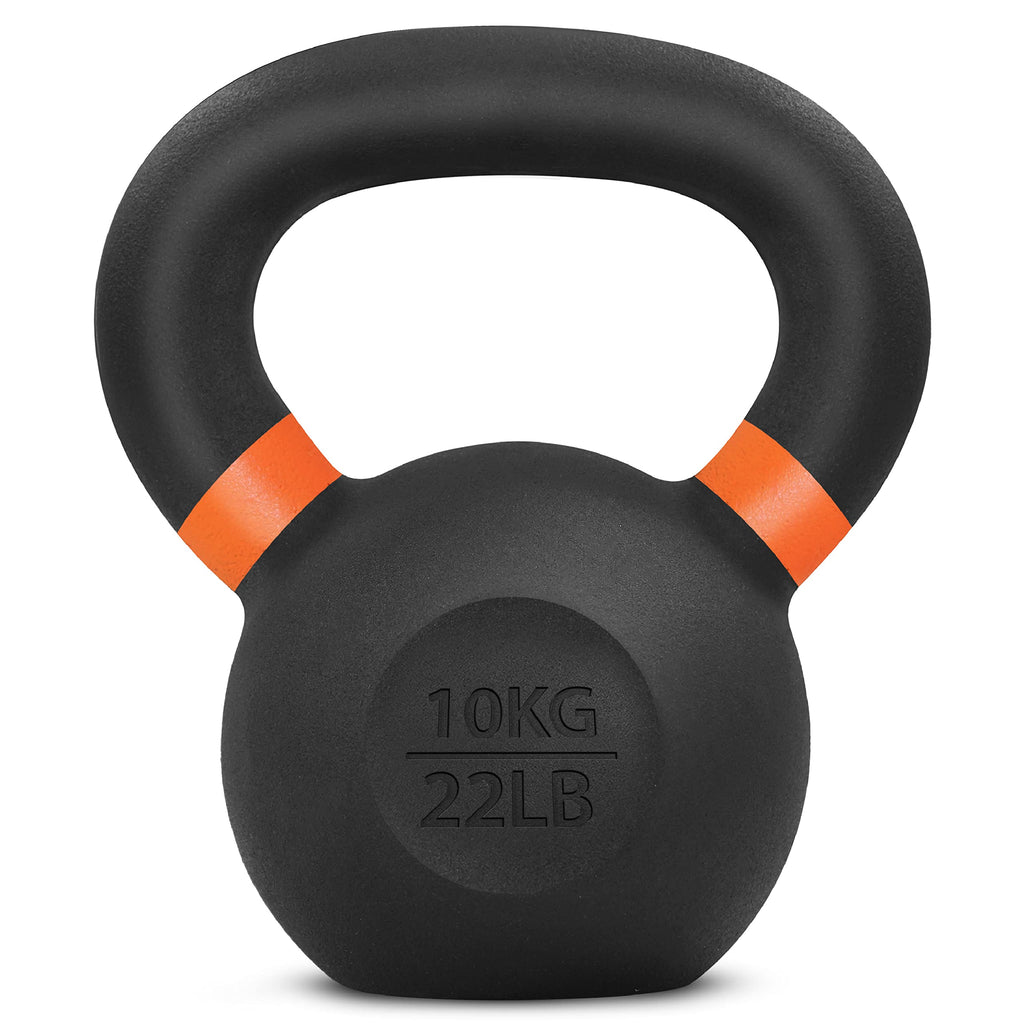 Yes4All Powder Coated Kettlebell, 9–88 lb Cast Iron Weights