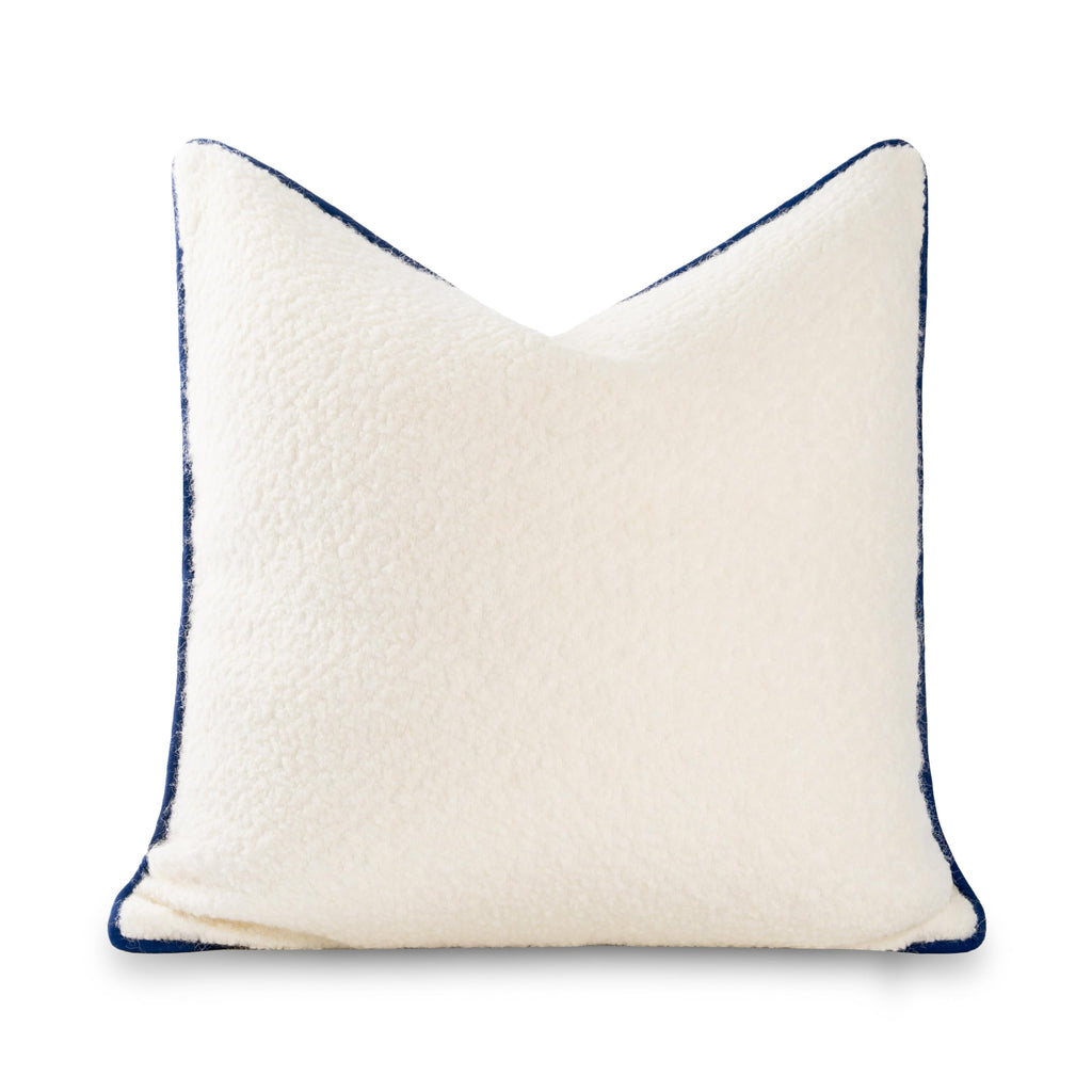 Hofdeco Premium Merino Wool Cable Knit Throw Pillow Cover, 22x22, Camel