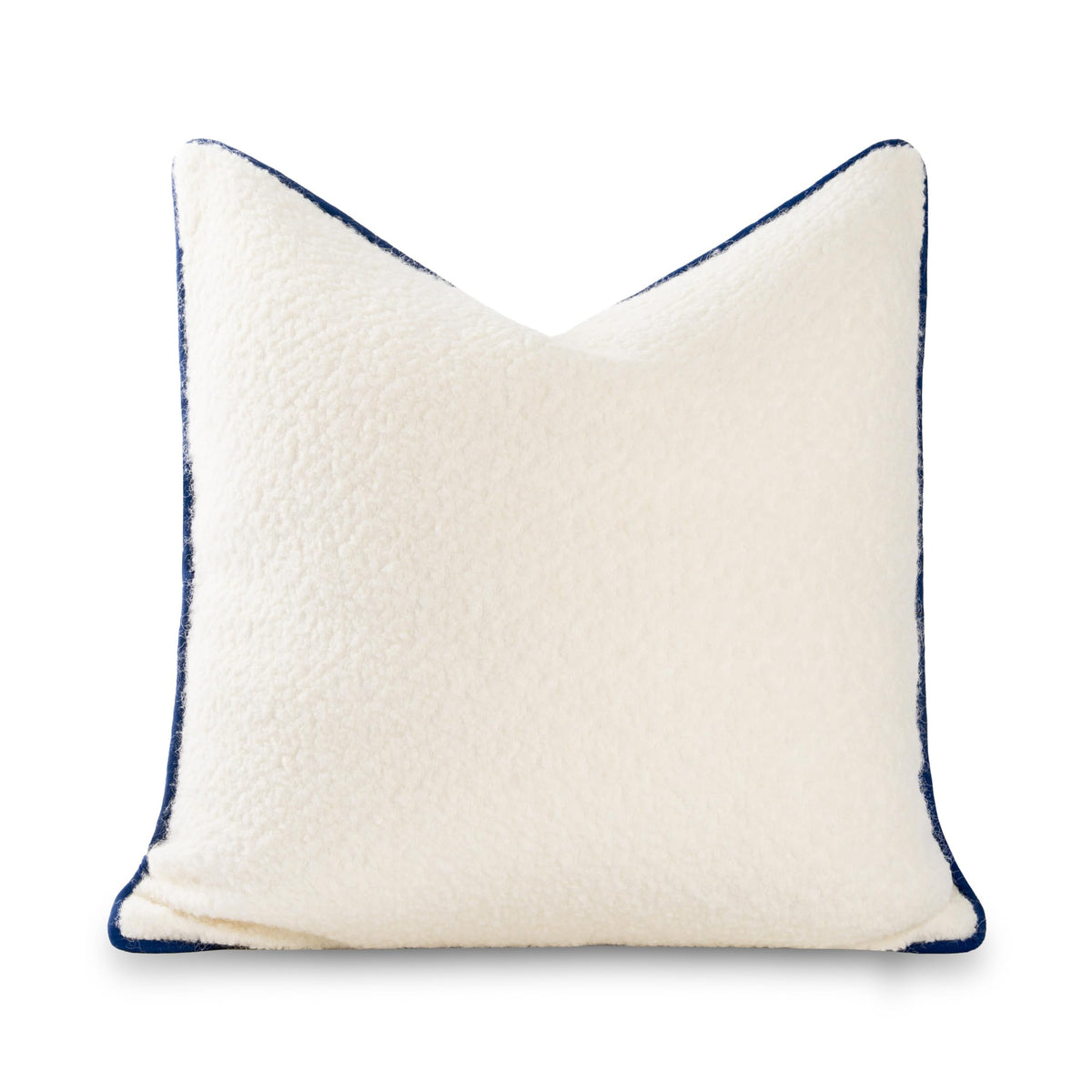 Hofdeco Premium Merino Wool Cable Knit Throw Pillow Cover, 22x22, Camel
