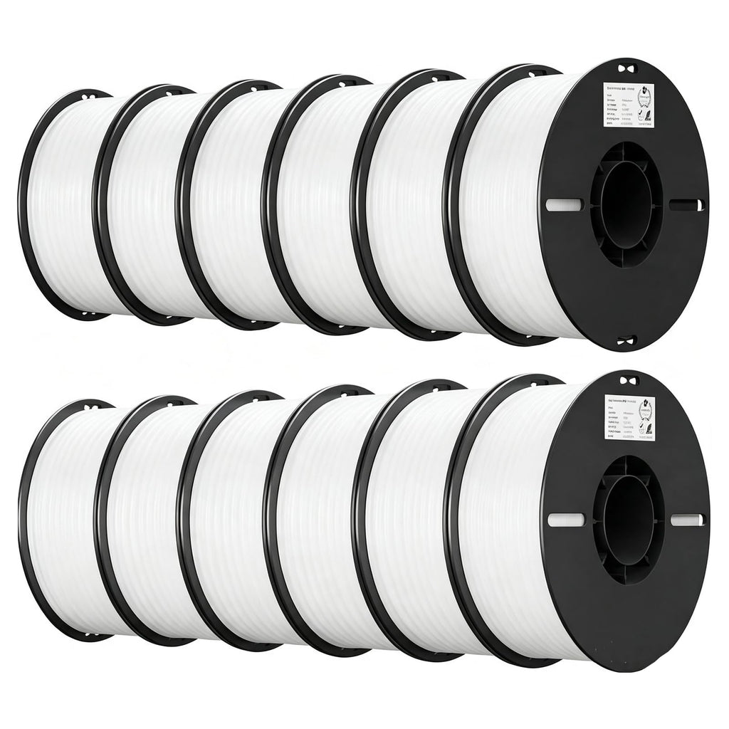 Creality PLA 3D Printer Filament, Multicolor, 12-Pack, 12KG Total
