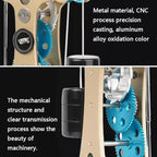DIY Metal Pendulum Wall Clock, 3D Puzzle Mechanical Model