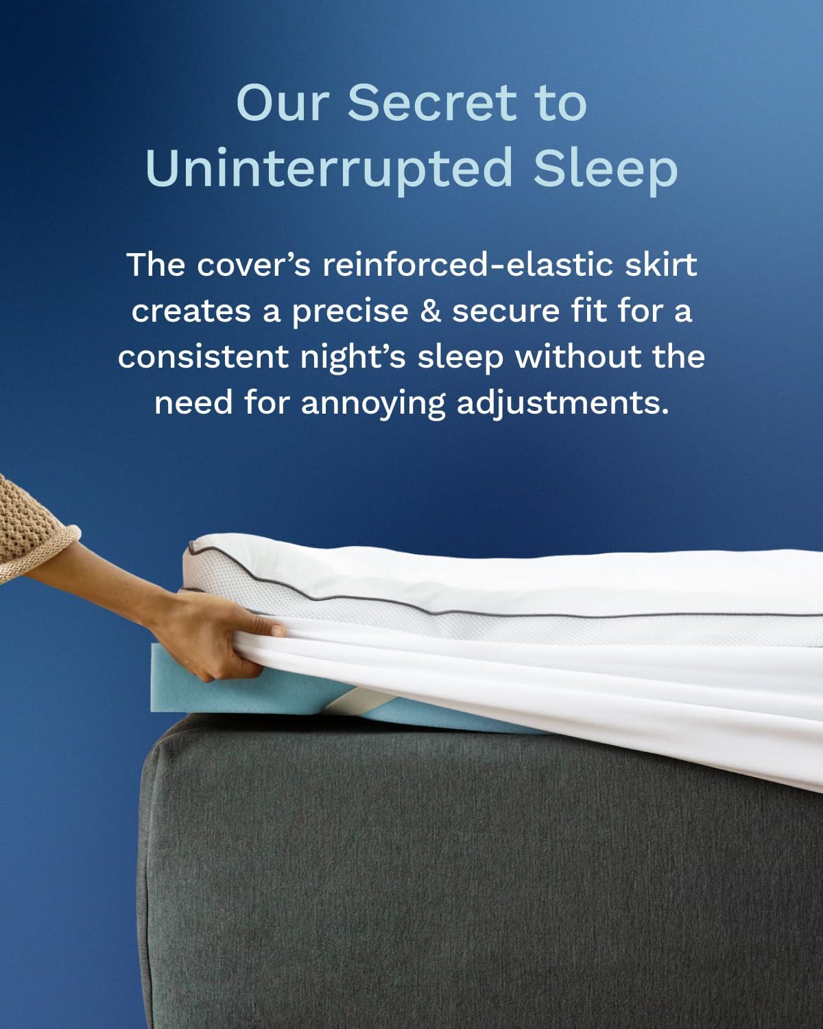 Viscosoft 4 Inch Hybrid Mattress Topper King - Memory Foam & Pillow Top