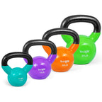 Yes4All Vinyl Kettlebells, Versatile Set