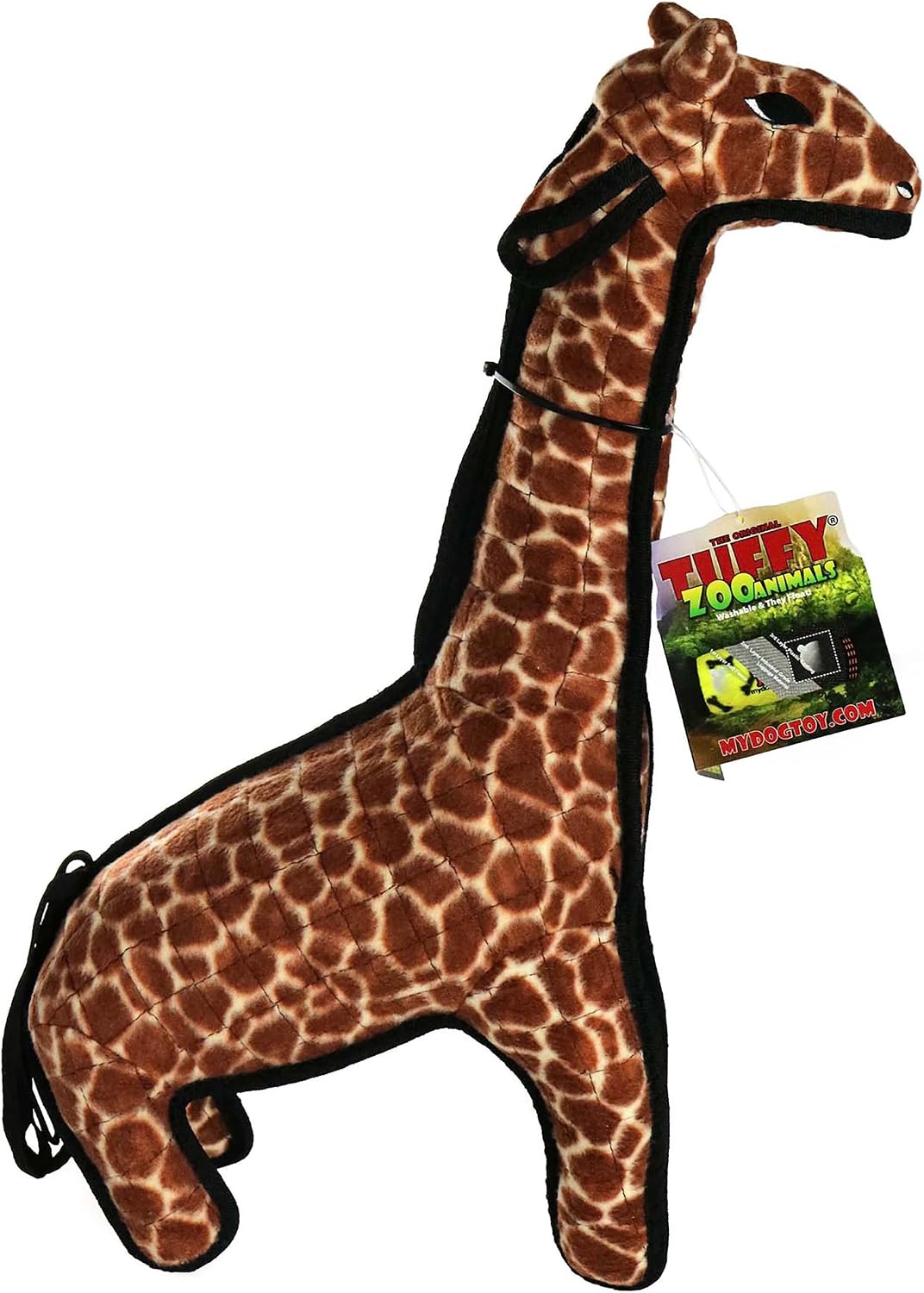 TUFFY® 2 Pack Giraffe Peacock Ultra Durable Plush Dog Toys