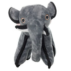 TUFFY® 5 Pack Jr Monkey, Sheep, Gear Ring, Boomerang & Bear Plush Dog Toys