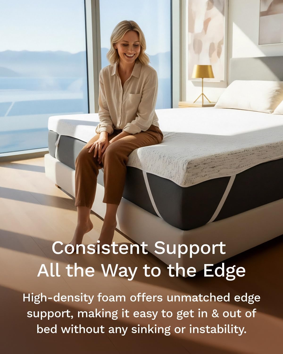 Viscosoft 3 Inch Memory Foam Mattress Topper Queen - Pain & Pressure Relief