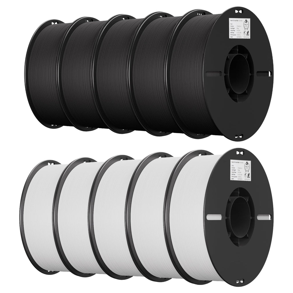 Creality PLA 3D Printer Filament, Multicolor, 12-Pack, 12KG Total