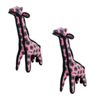 TUFFY® 4 Pack Tiger Hippo Giraffe Penguin Plush Dog Toys