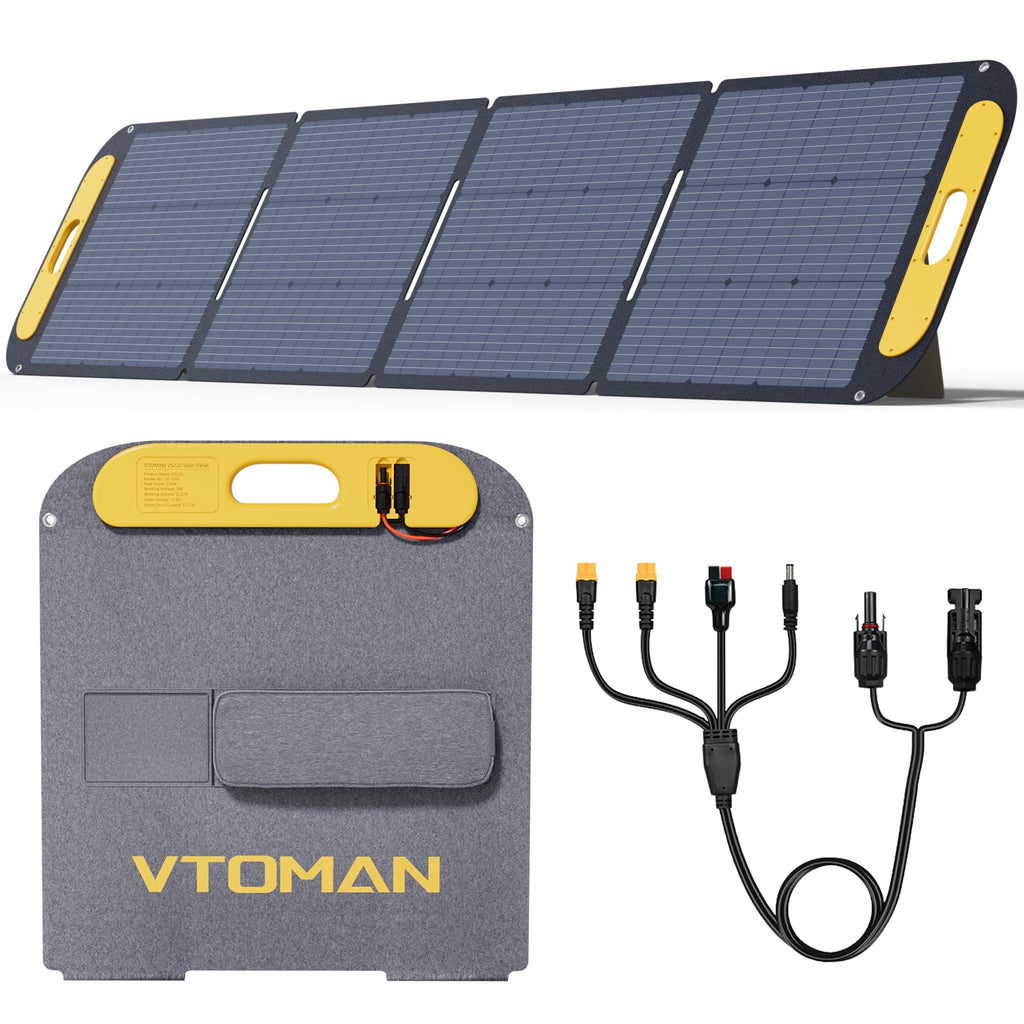 VTOMAN VS200 200W 19V Portable Solar Panel for Power Station