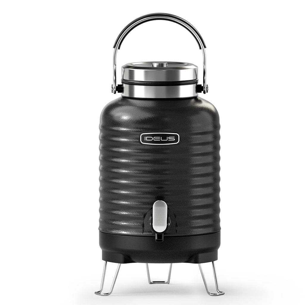 IDEUS Insulated Beverage Dispenser 1.4gal, Drink Container Deep Green