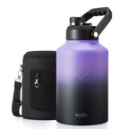 BUZIO 2 Gallon Water Jug Insulated Insulated with Fixed-Angle Large Handle