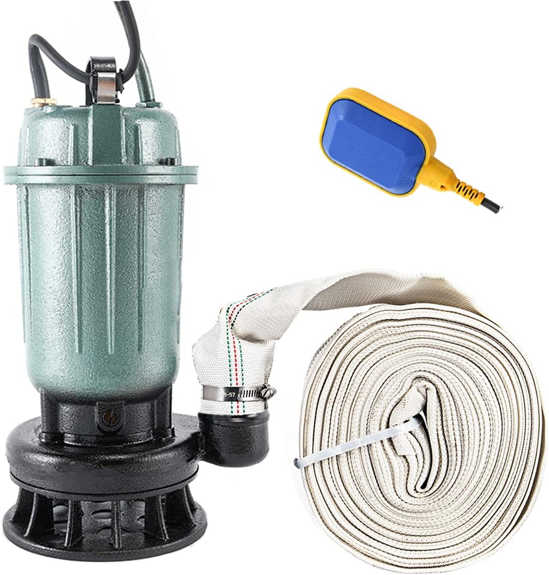 1HP Sump Pump,4000GPH Submersible Dirty Clean Water Pump with Float Switch,Submersible Sewage Pump for Pools, Garden,Pond,Irrigation,flooded Areas (220V-240V)