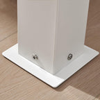 DormCo Suprima® Ultimate Height Bed Risers - Carbon Steel - White