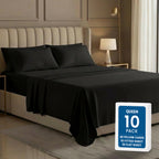 Bulk 8-Pack King Sheet Set, 4pc Set For Hotel, Resort & Motel, White