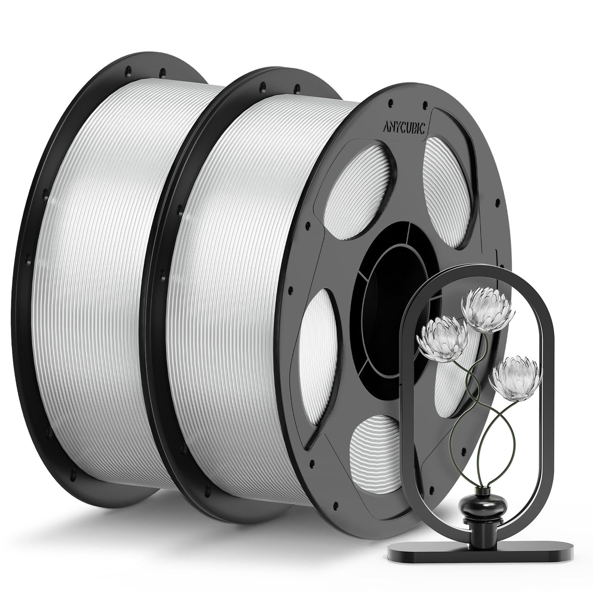 ANYCUBIC PETG Filament 1.75mm, Multicolor Bundle 10KG, Reusable Spool