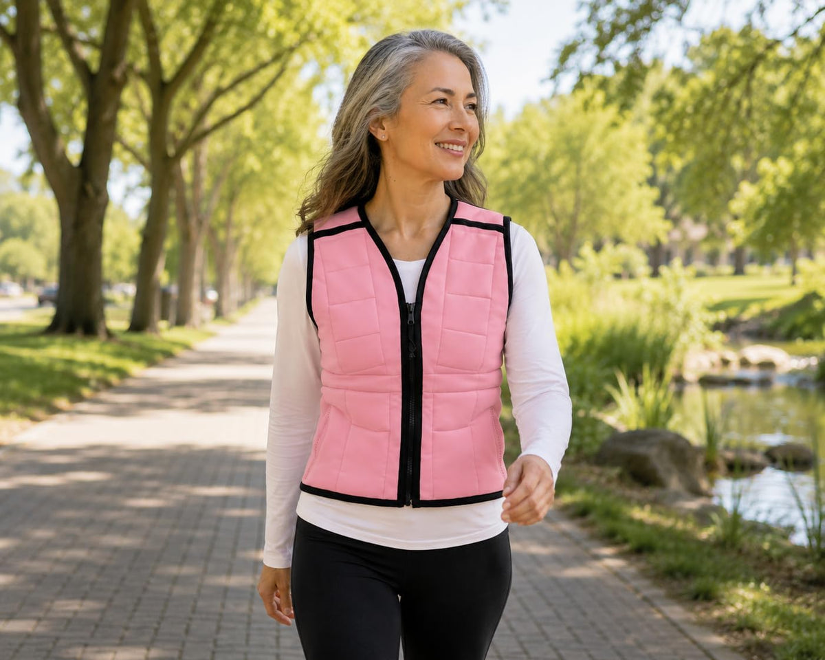 Osteoporosis Weighted Vest (10lb) for Bone Health, Cardio Fitness & Muscle Tone Improvement