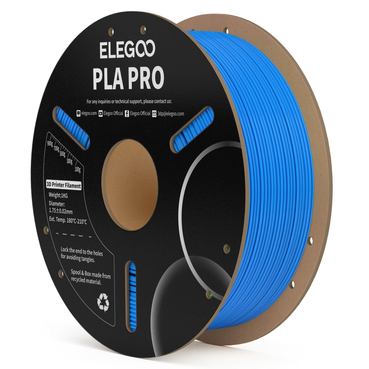 ELEGOO PLA 3D Printer Filament 1.75mm Bundle Multicolors 10KG