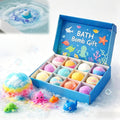 2026 New Ocean Toy Bath Salt Ball Sleeve Box Bath Bombs,Upgrade Kids Bath Bombs Gift Set, Handmade Nature Bubble Bath Fizzes Bomb，Birthday Gifts for Kid (Style B)
