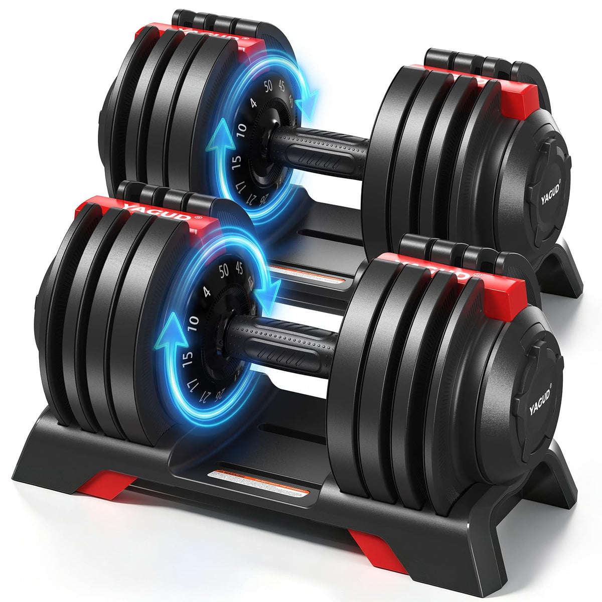 Yagud Adjustable Dumbbell Set, 40/50/90lbs Adjustable Weights Dumbbells