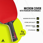JOOLA Table Tennis Bat Infinity ITTF Approved Professional Carbon Table Tennis Bat for Advanced Players - with High-Tech Fibre, 7-Layer Bat Blade