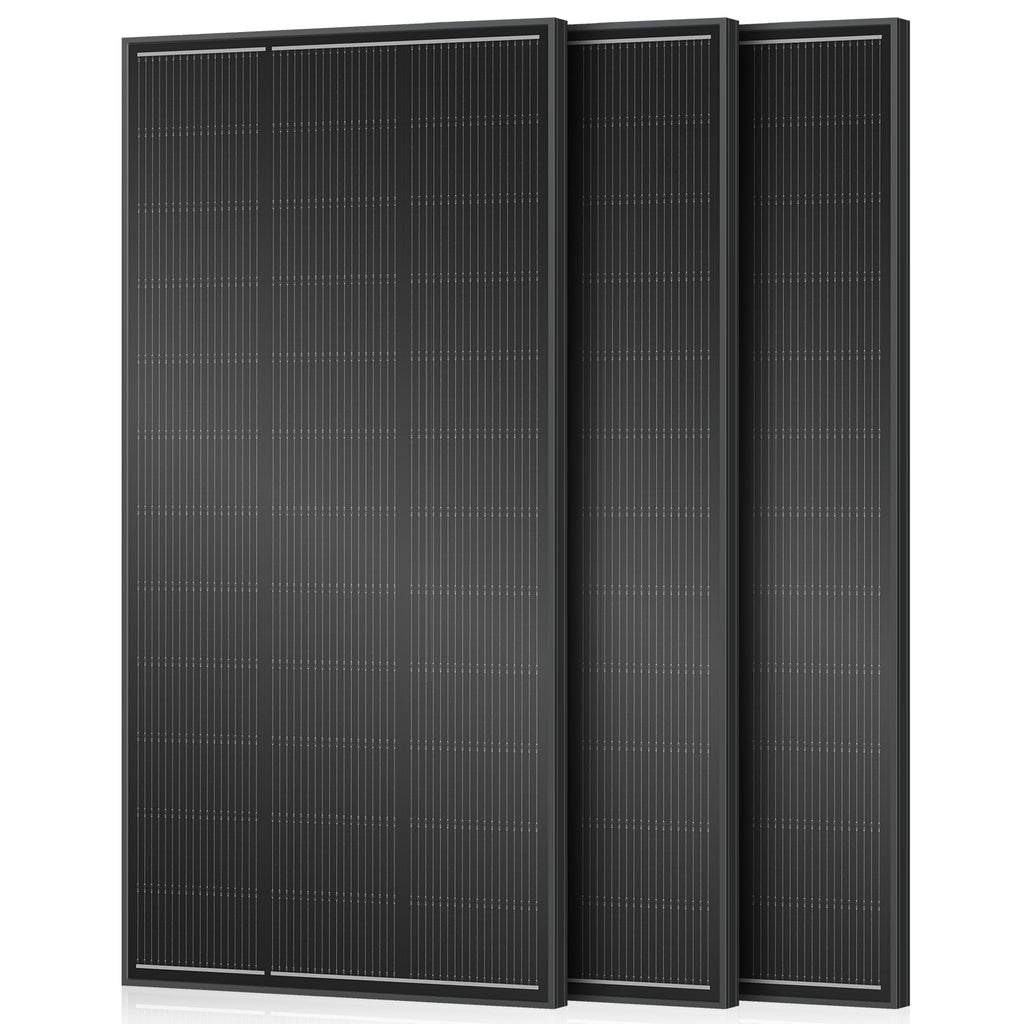 200 Watt Solar Panel 18BB N-Type, 25% Efficiency Monocrystalline Grade A+ Cells, 12V 200W Solar Panel IP68 for RV, Van, Trailer, Marine, Rooftop, Farm, Off Grid