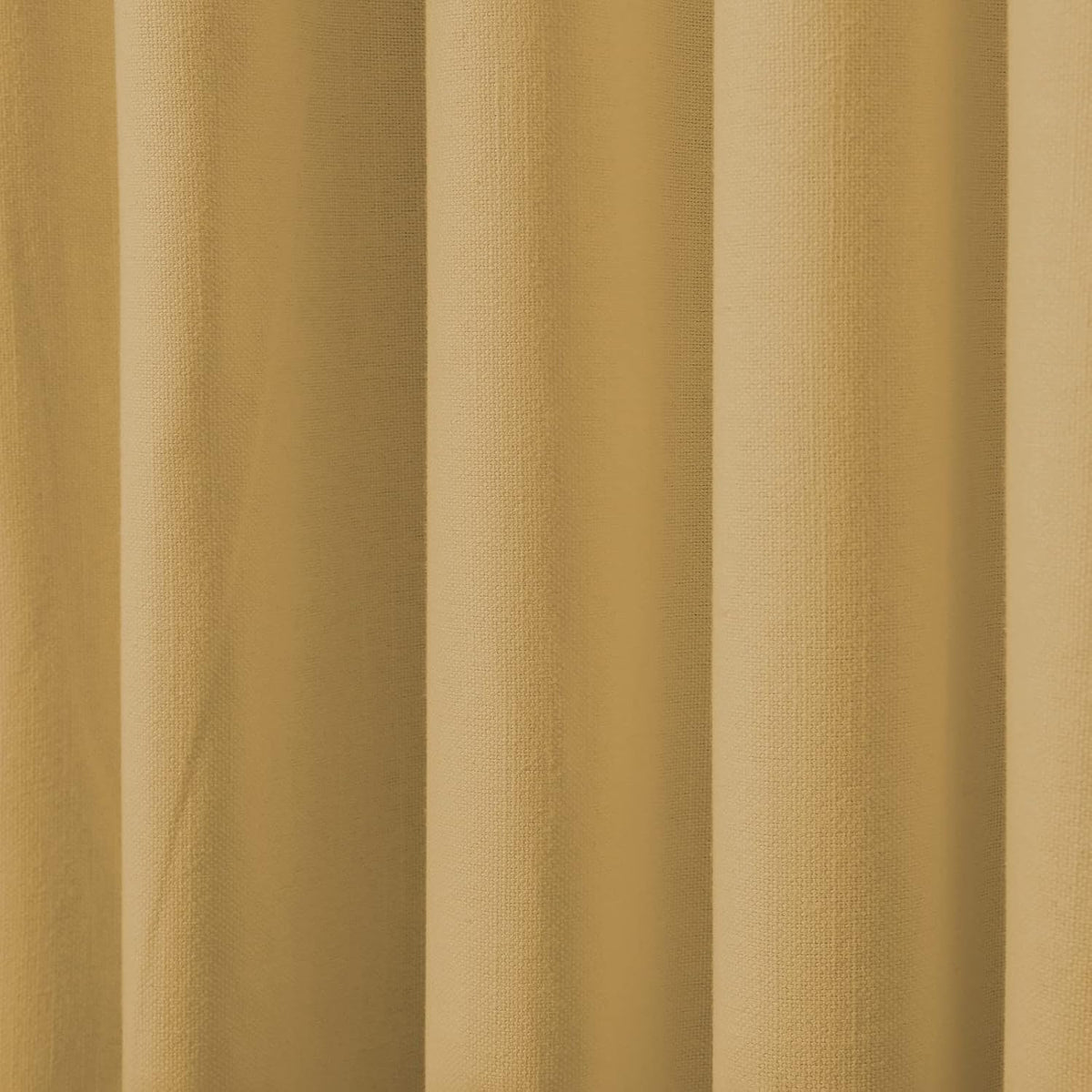 ChadMade Pinch Pleat Pure Cotton Duck Drape Blackout Oatmeal Drape for Sliding Door Curtain Plain Weave with Blackout Lining 50Wx72L (1 Panel), BOZI Collection