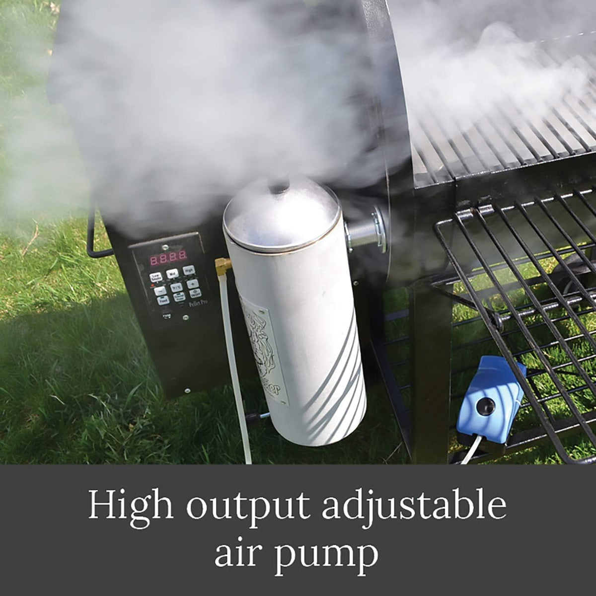 8-Inch Cold Smoke Generator – Heavy-Duty USA-Made Aluminum Body, Works with All BBQ & Pellet Grills – 45 min Burn Time