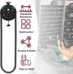 Portable Infinity Ropes Machine, Closed Loop Nylon Rope Trainer for Grip, Arms, Back and Body Coordination Exercises, Home Gym Pulley System