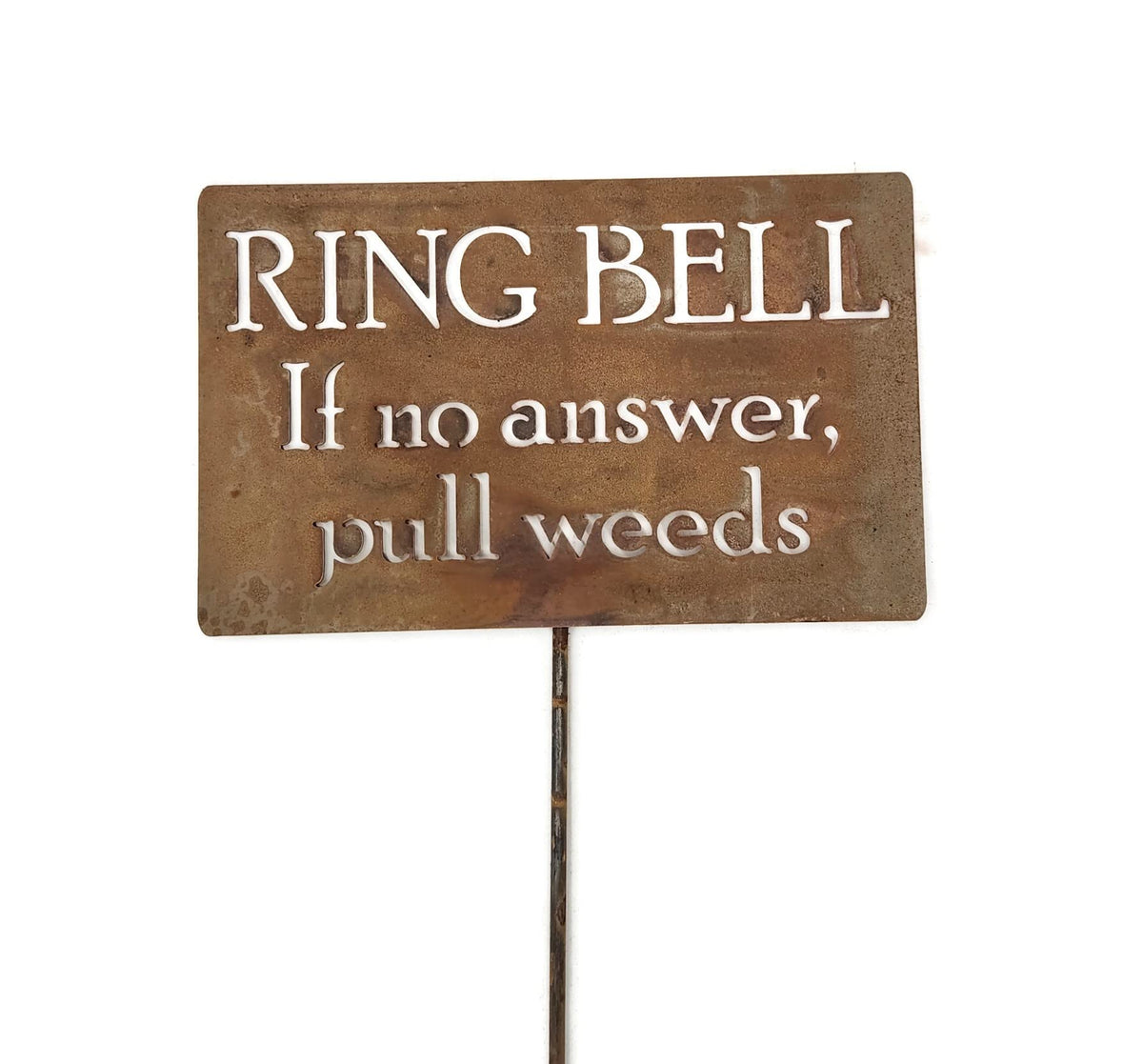Funny Garden Stake 20 to 33 Inches Tall (I Dig You, XL 33" Tall)