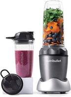 NutriBullet NB50100C Pro 1000 Single Serve Blender (1000W) 7-Piece Set, Dark Gray/Light Gray Skirt