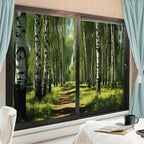 Dense Forest Window Privacy Film 35.4Wx55.1L-inch x2 Pcs